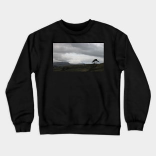 View of Old Man of Storr from Penifiler, Skye, Scotland Crewneck Sweatshirt